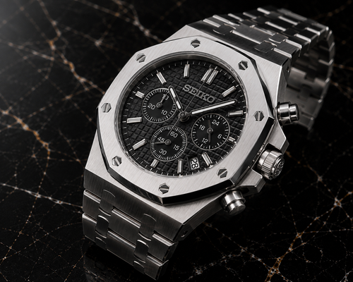 Seikoak Chronograph Black