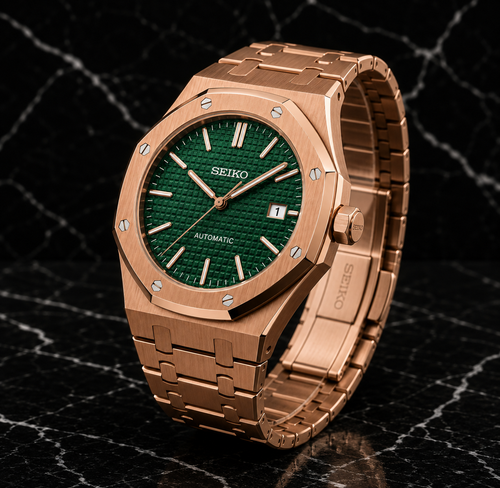 Seikoak Royal Green Rose Gold