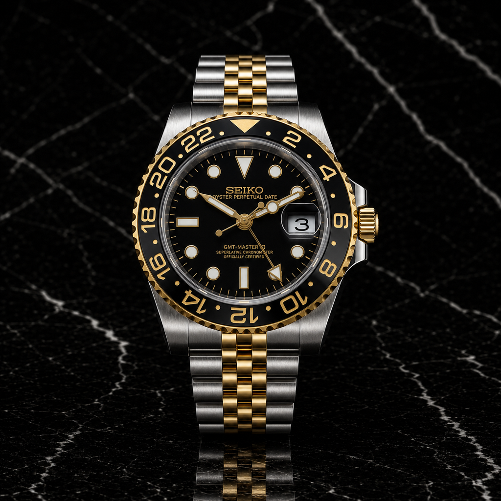 Seikolex GMT Black & Gold