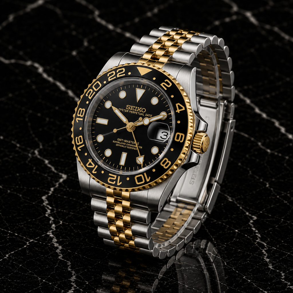 Seikolex GMT Black & Gold