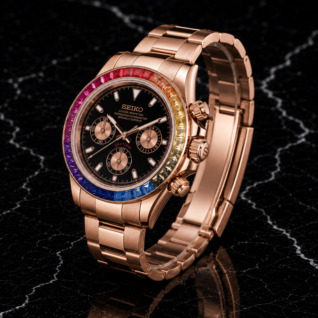 Seitona Rose Gold Rainbow