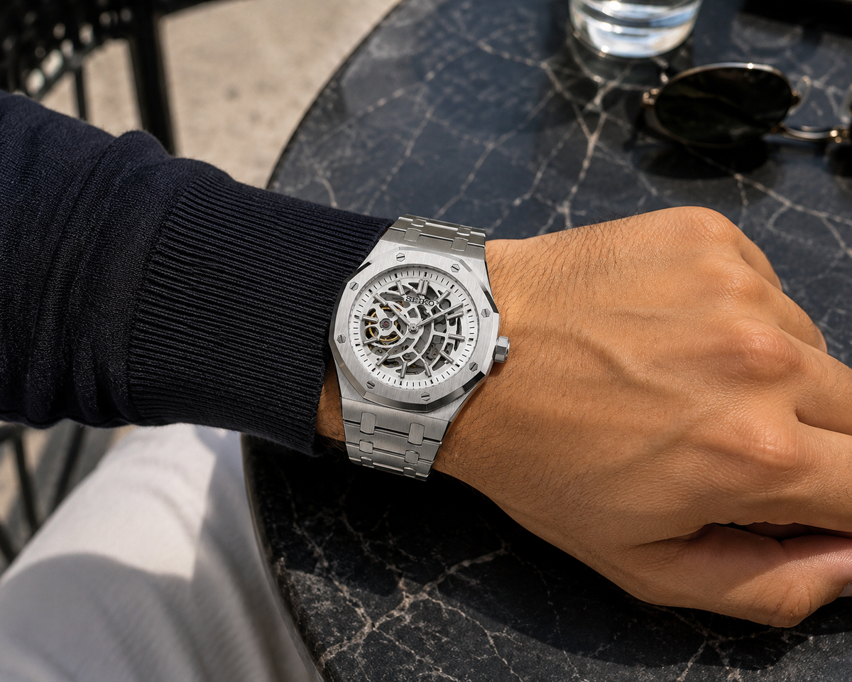Seikoak Skeleton Silver