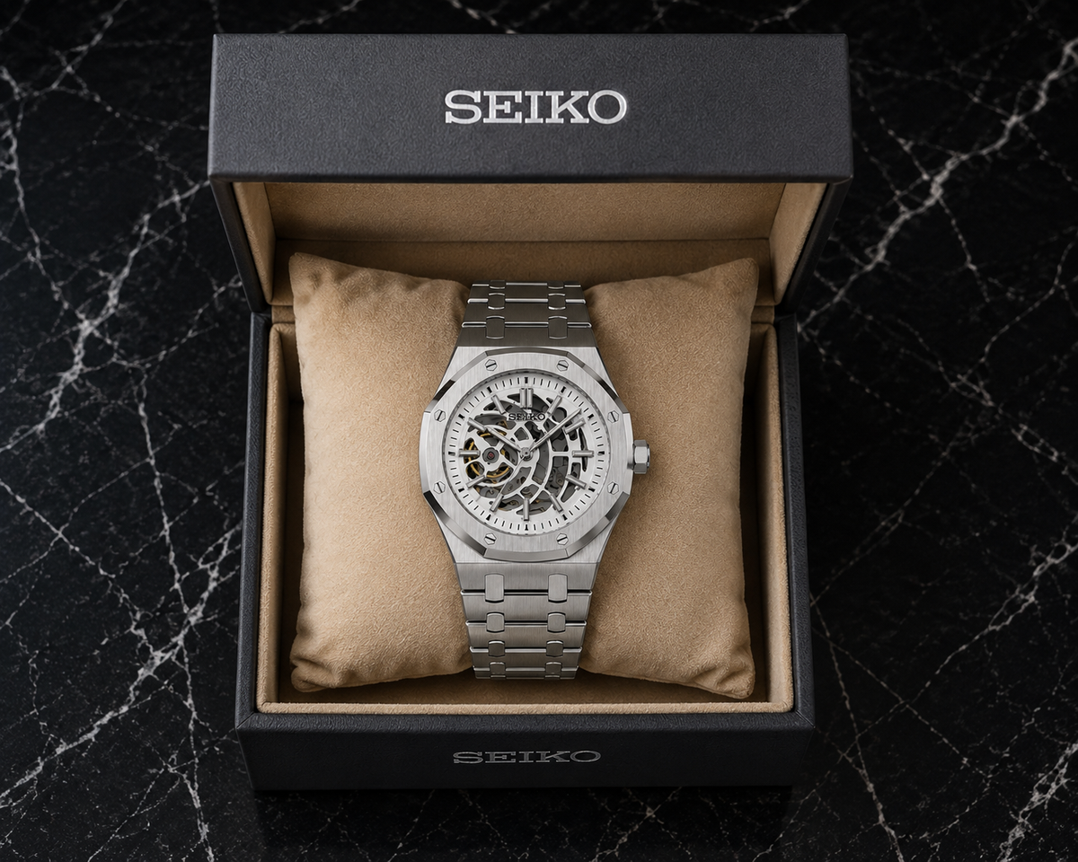 Seikoak Skeleton Silver