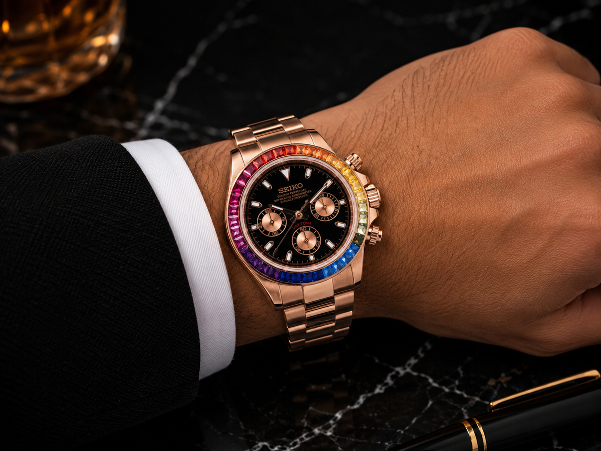 Seitona Rose Gold Rainbow