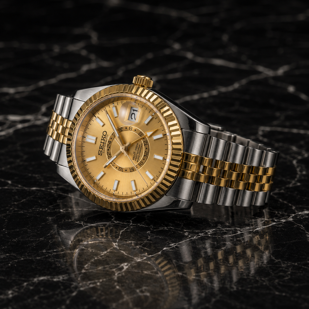 Seikolex Sky-Dweller Champagne Two Tone