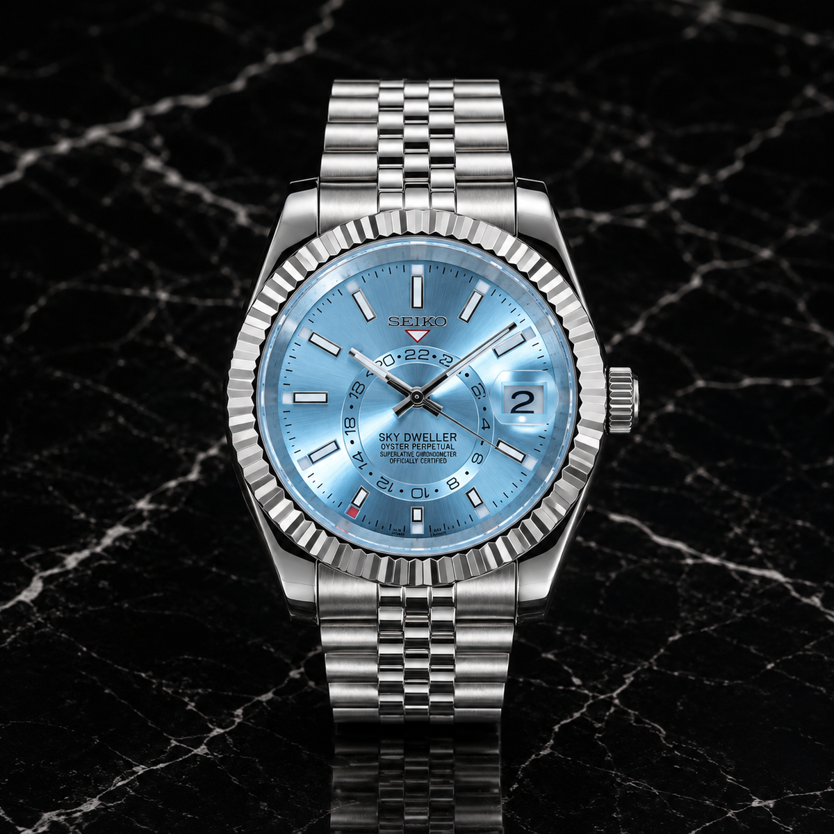 Seikolex Sky-Dweller Ice Blue