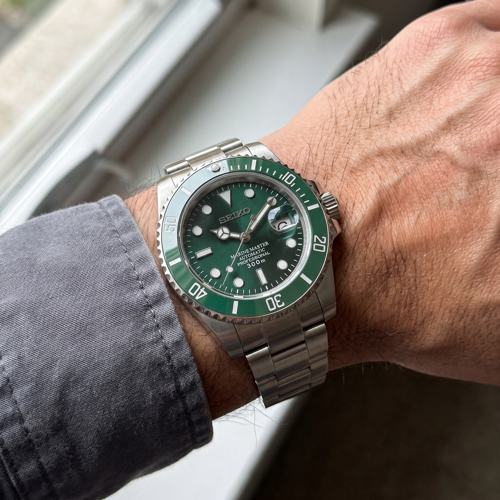 Seikolex Submariner Hulk en la muñeca