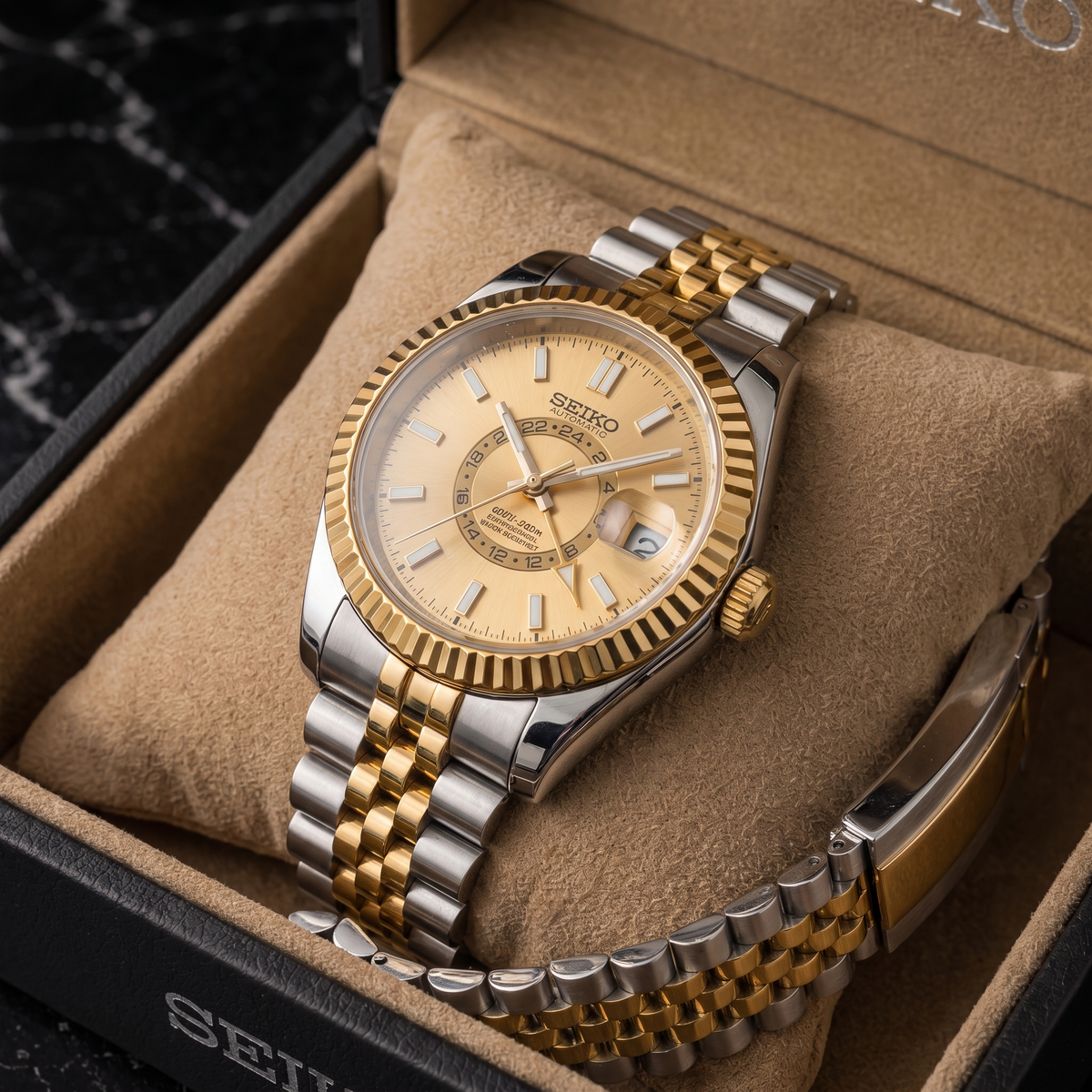Seikolex Sky-Dweller Champagne Two Tone